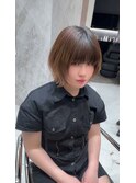個性派ウルフボブ