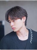 フェザーショート/ニュアンスパーマ/韓国風コンマバング