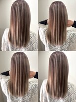 グルグル 新小岩店(GULGUL)&nbsp;ストレートでも可愛いコントラストハイライト【佐藤】