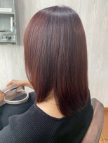コルテ 倉敷西坂店(CoRte.)&nbsp;大人可愛い/セミディ/髪質改善/レッドブラウン/顔周りレイヤー
