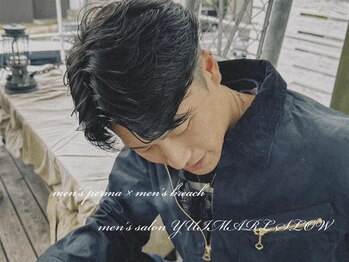 メンズパーマ×メンズブリーチ メンズヘアサロン YUIMARL SLOW 倉敷店