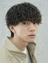 フィフス トウキョウ (fifth TOKYO)&nbsp;渋谷波巻きスパイラルメンズカットセンターパートウルフマッシュ