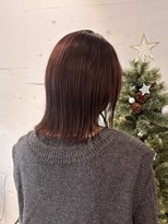 ライン(LINE) チョコレートブラウン/ミディアム/髪質改善