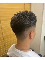 ネクサスアンドコー 錦糸町店(NEXUS&Co.)&nbsp;フェードカット×オールバック　[錦糸町]<理容室>[Men's]