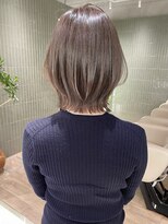 ローネス ギンザ(LONESS ginza)&nbsp;ボブレイヤーピンクブラウンレイヤーボブくびれボブ大人ボブ銀座