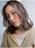 クラゲヘアー/小顔に見せるヘア/ココアベージュ/銀座