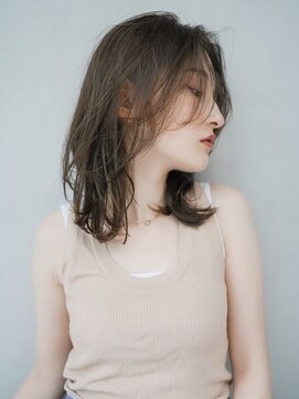 ギークス(GEEKS) 【GEEKS渋谷】ハッシュカット/ミディアムレイヤー/冬カラー/小顔