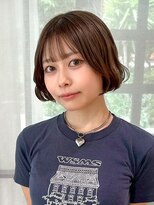 リュミエ ドゥ マッシュ(Lumier de mashu)&nbsp;【大阪梅田中崎町茶屋町】チョコレートブラウン×ミニマルボブ