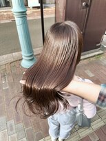 ミリ(mm)&nbsp;10代20代30代ブリーチ無しカラー透明感グレージュ髪質改善仙台