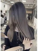 筋感強めのバレイヤージュ〇