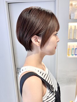 トリート 浦安店(TREAT) 大人ショートボブ前髪あり