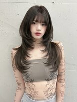 シーク 天神(SEEK)&nbsp;松尾菫菜/レイヤーカット/ハッシュカット/韓国ヘア
