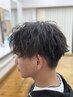 【清潔感UP】 メンズカット(シャンプー・ブロー込)+眉カット¥4500
