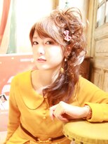 髪質改善と縮毛矯正の専門店 サンティエ(scintiller)&nbsp;【scintiller】スィートロングサイドアレンジ