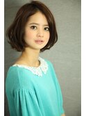 クラシカルデジタルパーマバレイヤージュロブ
