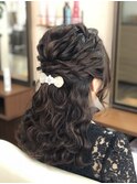 ハーフアップ#04