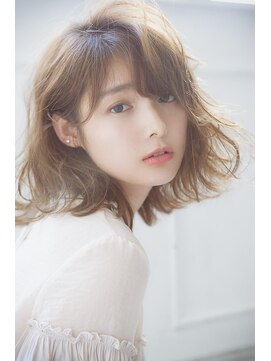 ヘアーアンドファッションシオミエイチ (hair＆fashion shiomi H) shiomi H　ヴェールウェーブミディアム