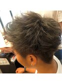 アップバングショート