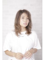 アフロディーテ ギンザ 秋葉原店(APHRODITE GINZA)&nbsp;グレージュカラー/シルキーベージュ/斜めバング/秋葉原