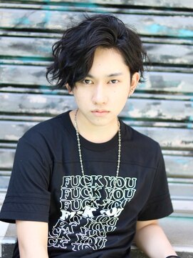 ネイビー(NAVY) グランジウェーブミディアム