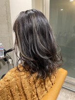 ヘアーアンドメイク ファット(Hair&Make PHAT) ニュアンスゆるふわハイライトグレージュ20代30代