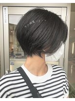 ヘアーデザイン イーエックスターバン(Hair Design ex Turban) 透け感大人綺麗ショート
