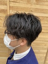 ネオリーブ ジューク 日吉店(Neolive JuQ)&nbsp;前下がりメンズスパイラルパーマ☆