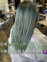 ガルボ ヘアー(garbo hair)&nbsp;#高知 #おすすめ #ランキング #月曜営業 #恐竜カラー
