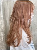 【オレンジベージュ×ブリーチカラー】ヘアスナップ・山下