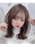 垢抜けシースルーバング☆愛されミディアム　新宿代々木