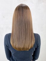 アイティーバイアルバム 八王子店(IT by ALBUM) ナチュラルベージュ_外ハネボブセクションカラー_ba380711