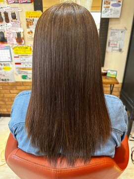 ヘアスタジオブービー ツヤ髪ストレート/シークレットハイライト