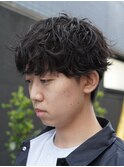 無造作男子に人気のマッシュパーマ