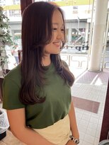 チップタップ 町田店(tip top)&nbsp;ロングヘア×フェイスレイヤー