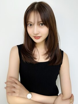 シーシンジュク 新宿南口(Sea shinjuku) 韓国風前髪×レイヤーカット【新宿/前髪/レイヤーカット】