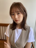 ガーランド (Garland)&nbsp;大人かわいいピンクベージュ/小顔シースルー前髪/くびれヘア