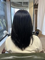 トリムバイエンヴィ(tlim by ENVY)&nbsp;レイヤーカット/ネイビールーツカラー