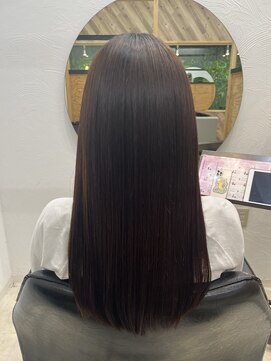 エヌ 北千住(N) 【縮毛矯正】多毛、癖毛でも艶髪カラー+髪質改善縮毛矯正