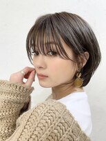 ロンドジェネルーズ 柏(Lond generous)&nbsp;愛されショートくびレイヤーオリーブベージュ