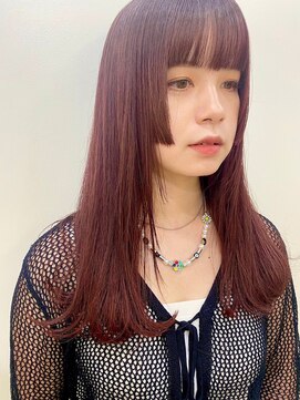 アッド バイ ケーツー(add by K-two) 姫カット/ピンクブラウン/ストレートロング