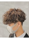 ツイストスパイラルパーマツイストパーマメンズマッシュパーマ