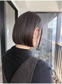 切りっぱなしボブ