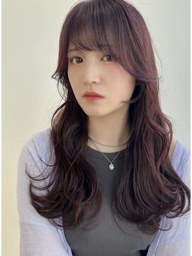 スイヘアデザイン 久留米(suii.. hair design) ピンクベージュ／レイヤー/NOBU