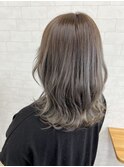 【iikanji hair】ミディアム×バレイヤージュグラデーション