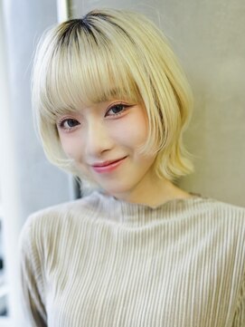 オジョマノ(OjOmano) ブリーチインナーカラーダブルカラーハイライト髪質改善20代30代