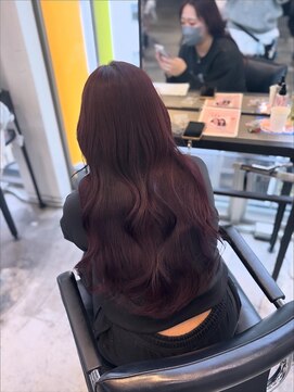 ゲーム 原宿店(GAME) 《暖色系カラー》ワインレッド