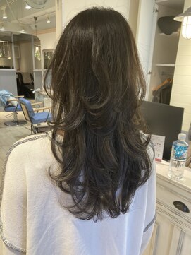 シェノン 赤羽店(CHAINON) 大人ガーリー似合わせミディアムレイヤーカットココアグレージュ