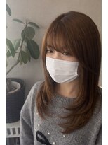 ブルーム 八千代緑が丘(bloom)&nbsp;透けバング×ナチュラルレイヤーセミディ