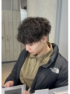 ジーナ 天神(Zina) シャドウパーマ【福岡/天神/メンズパーマ】