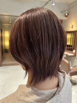 オーガニックトリコ 所沢(organic+tricot)&nbsp;30代40代◎春カラー大人ピンクベージュハイライト×レイヤーボブ